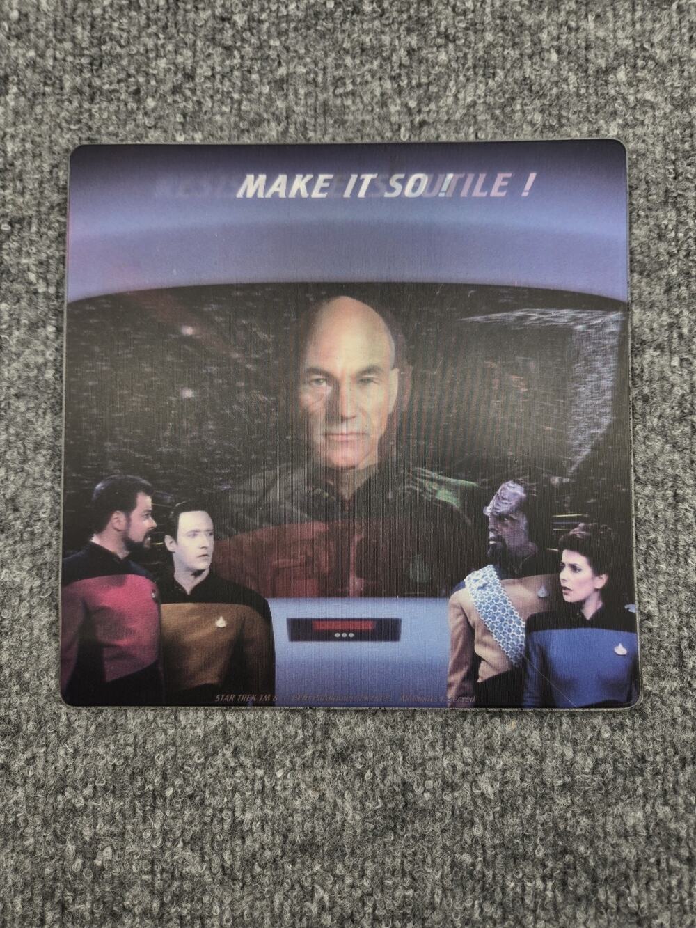 Vintage 1996 StarTrek The Next Generation "Make It So!" "Resistance Is Futile!"